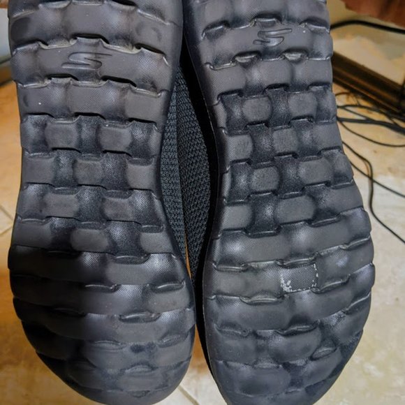 Skechers Men Go Walk Black Size 10 - Picture 4 of 8